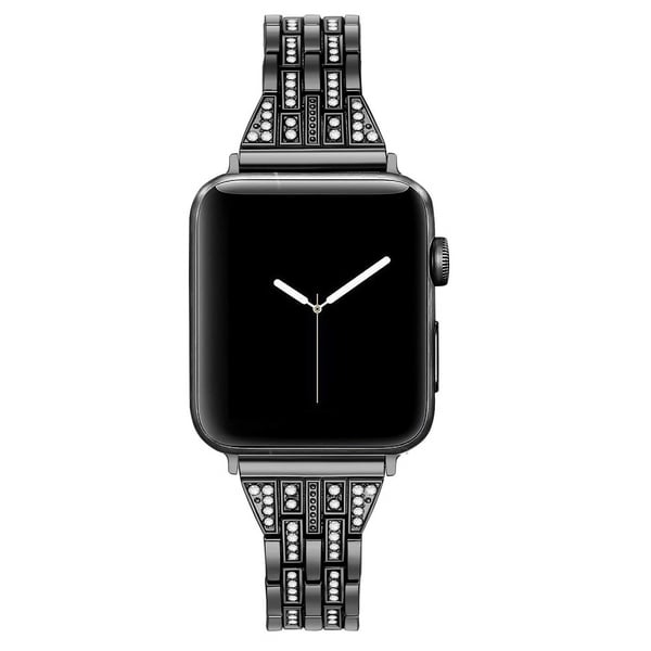 Slim Bling Bracelet Apple Watch Series 10 46mm Svart