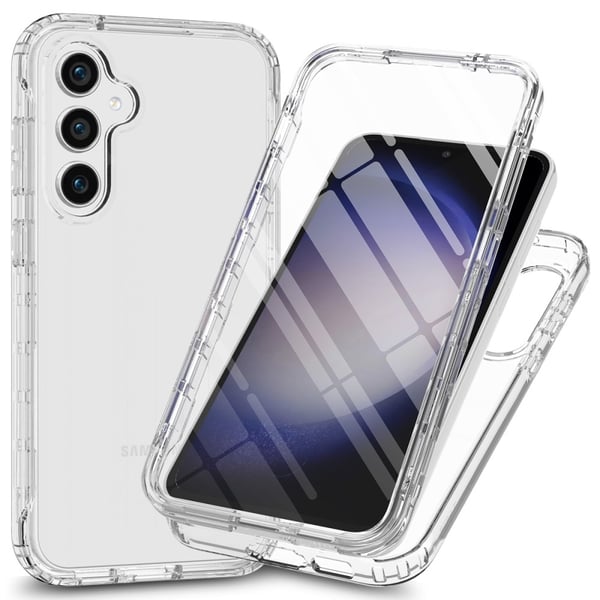 360 Full Cover Edge Case Samsung Galaxy S24 FE Transparent
