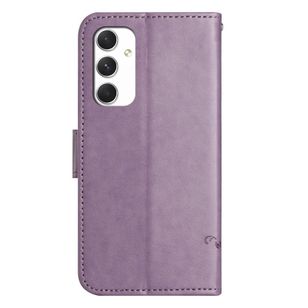 Läderfodral Fjärilar Samsung Galaxy A16 Lila