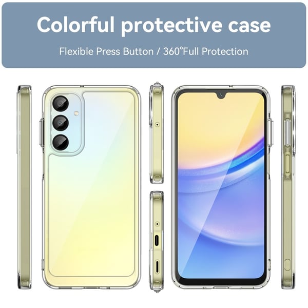 Hybrid Edge Case Samsung Galaxy A16 Transparent