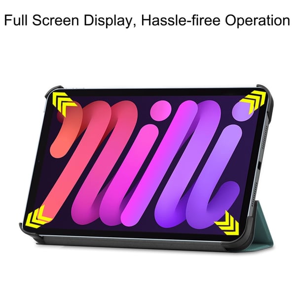 iPad Mini 7th Gen (2024) Fodral Tri-fold Grön