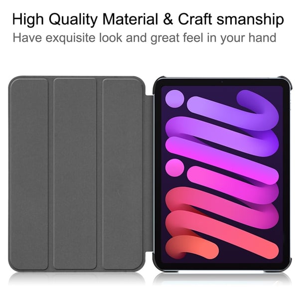 iPad Mini 7th Gen (2024) Fodral Tri-fold Grön