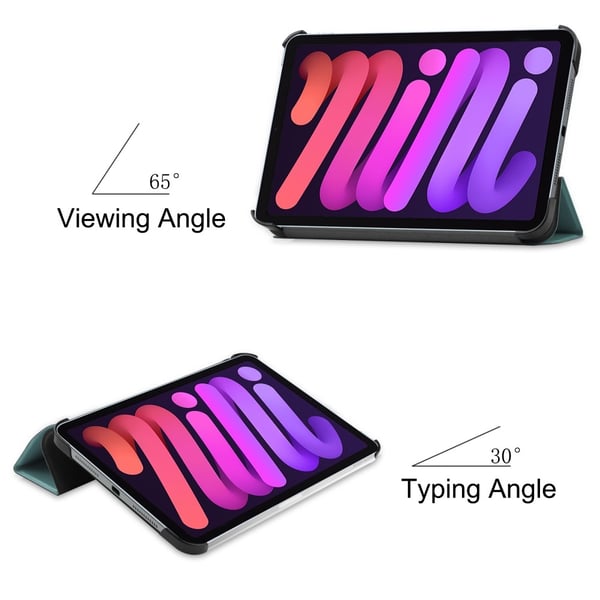 iPad Mini 7th Gen (2024) Fodral Tri-fold Grön