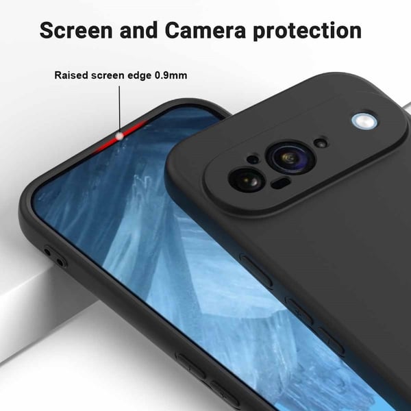 Silikonskal Google Pixel 9 Svart