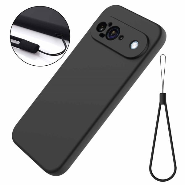 Silikonskal Google Pixel 9 Svart