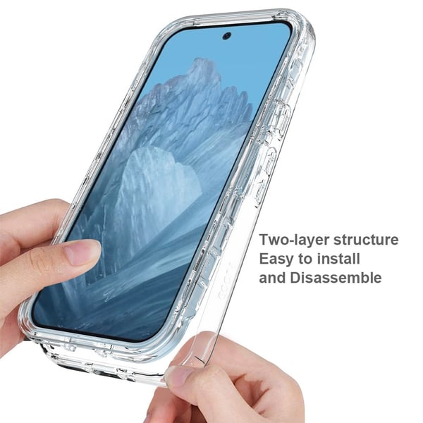 Allround Cover Skal Google Pixel 9 Transparent