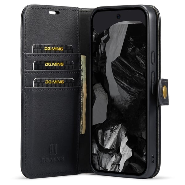 DG.MING 2-in-1 Magnet Wallet Google Pixel 9 Pro XL Black