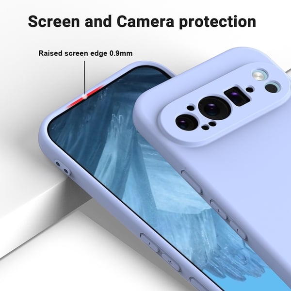 Silikonskal Google Pixel 9 Pro XL Lila