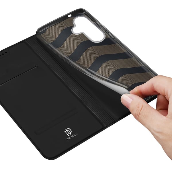 Dux Ducis Skin Pro Läderfodral Samsung Galaxy S25 Svart