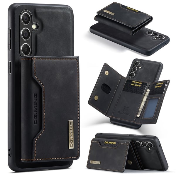 DG.MING 2-i-1 Magnetiskt Skal Med Kortfack Samsung Galaxy S25 Svart