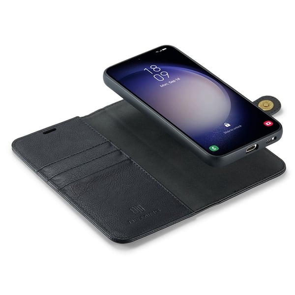 DG.MING 2-in-1 Magnet Wallet Samsung Galaxy S25 Plus Black