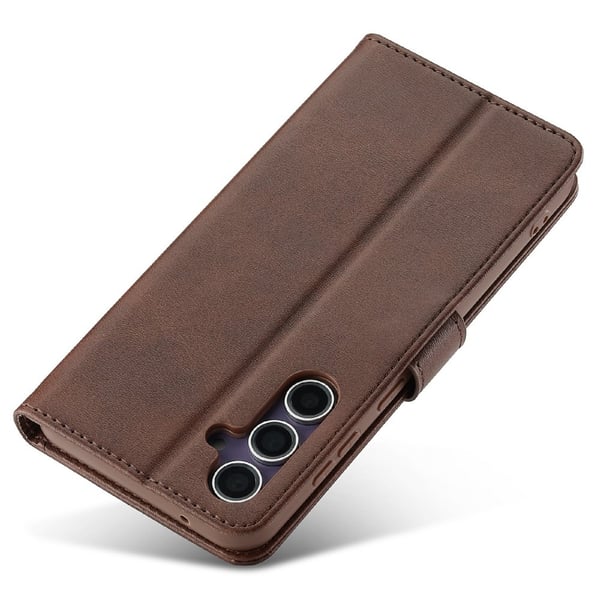 LC.IMEEKE Plånboksfodral Samsung Galaxy S25 Plus Brun