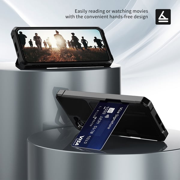 Armor Card Case Galaxy S25 Svart