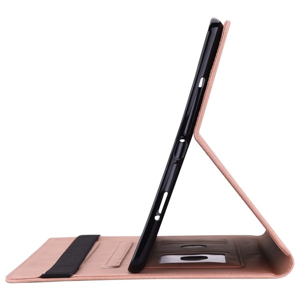 Läderfodral iPad 10.9 10th Gen (2022) Fjärilar Rosa