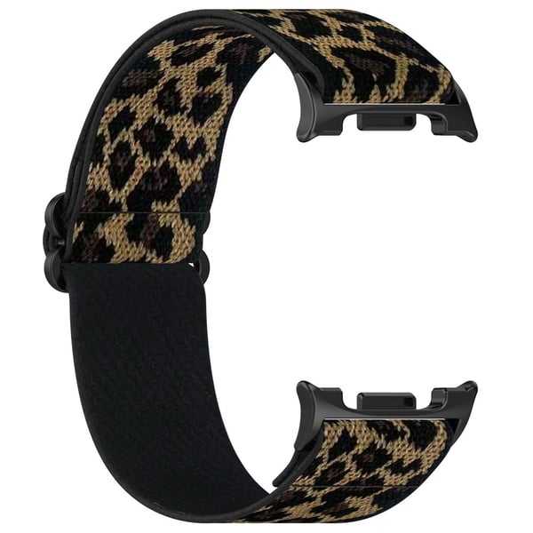 Elastiskt Nylonarmband Samsung Galaxy Watch 8 Classic Leopard