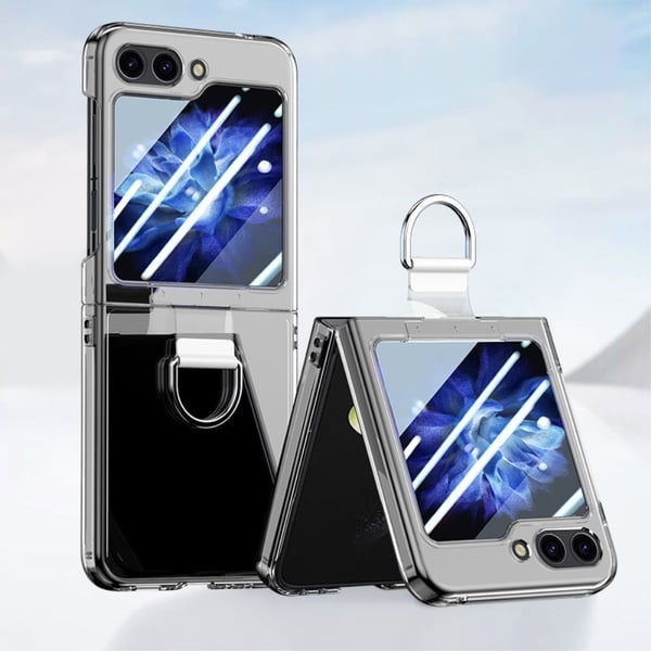 Samsung Galaxy Z Flip 7 FE Skal Med Ringhållare Transparent