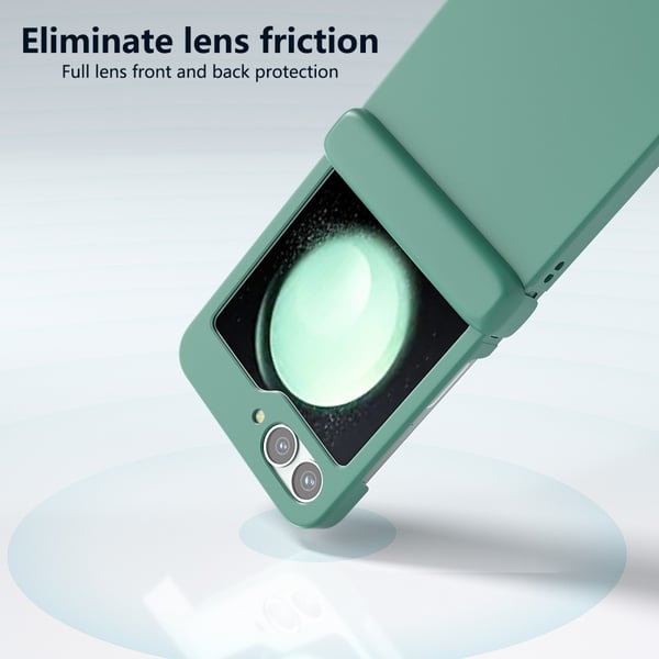 Hårdskal Gummerat Hinge Protection Samsung Galaxy Z Flip 7 FE Grön