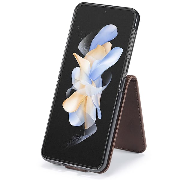 LC.IMEEKE Plånboksfodral Samsung Galaxy Z Flip 7 FE Brun