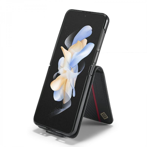 LC.IMEEKE Plånboksfodral Samsung Galaxy Z Flip 7 FE Kolfibertextur