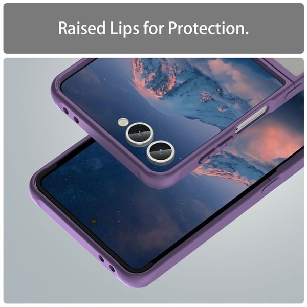Magnetic MagSafe Skal Samsung Galaxy Z Flip 7 Matt Lila