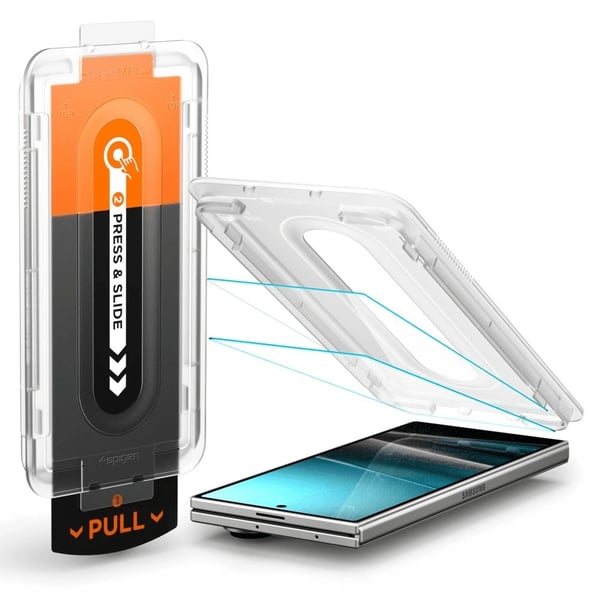 Spigen Samsung Galaxy Z Fold 7 Screen Protector GLAS.tR EZ Fit 2-Pack