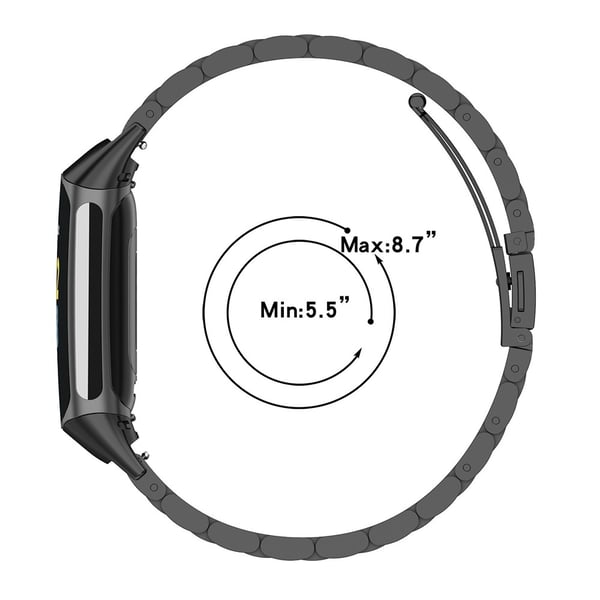 Titanarmband Fitbit Charge 5 Svart