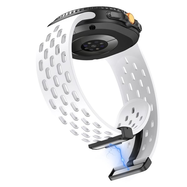 Silikonarmband Sport Samsung Galaxy Watch 8 44mm Vit