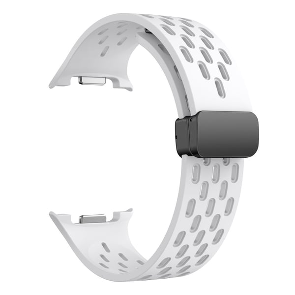 Silikonarmband Sport Samsung Galaxy Watch 8 40mm Vit
