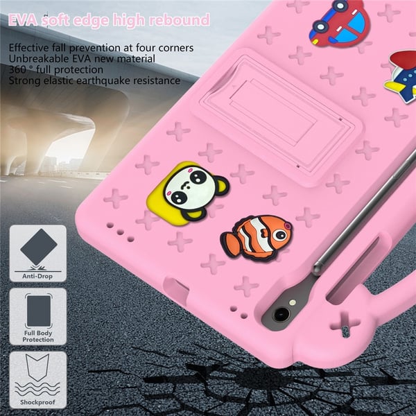 Stöttåligt EVA Skal Samsung Galaxy Tab S7 Kickstand Rosa