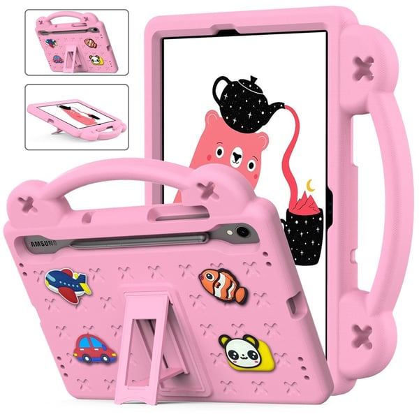 Stöttåligt EVA Skal Samsung Galaxy Tab S8 Kickstand Rosa