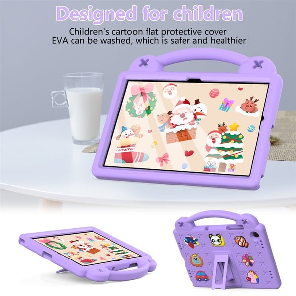 Stöttåligt EVA Skal Samsung Galaxy Tab A9 Plus Kickstand Lila