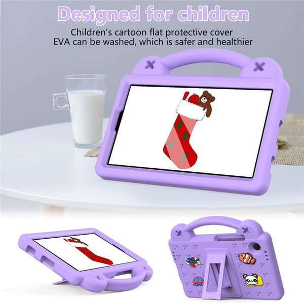 Stöttåligt EVA Skal Samsung Galaxy Tab A9 Kickstand Lila