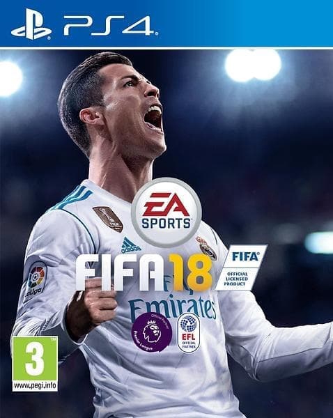 FIFA 18 (PS4) (Fyndvara - Utan fodral)