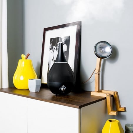 Air&Me Gota luftfukter med HygroSmart og hygrostat, sort