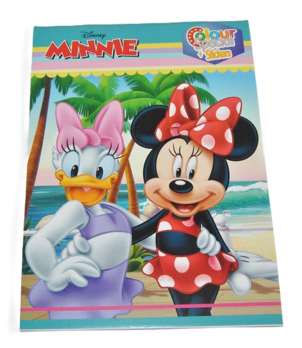 Disney Minnie malebog med klistermærker