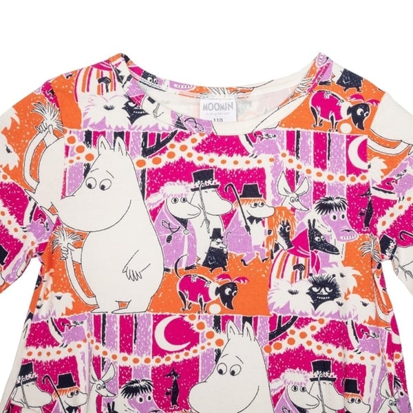 Moomin Serpentine børnekjole Hvid