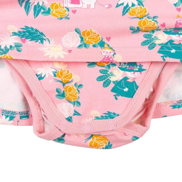 Muumi Hjärtevän body, pinkki