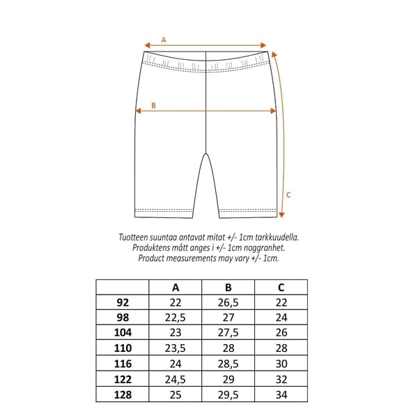 Pippi Langstrømpe Glad-shorts melon