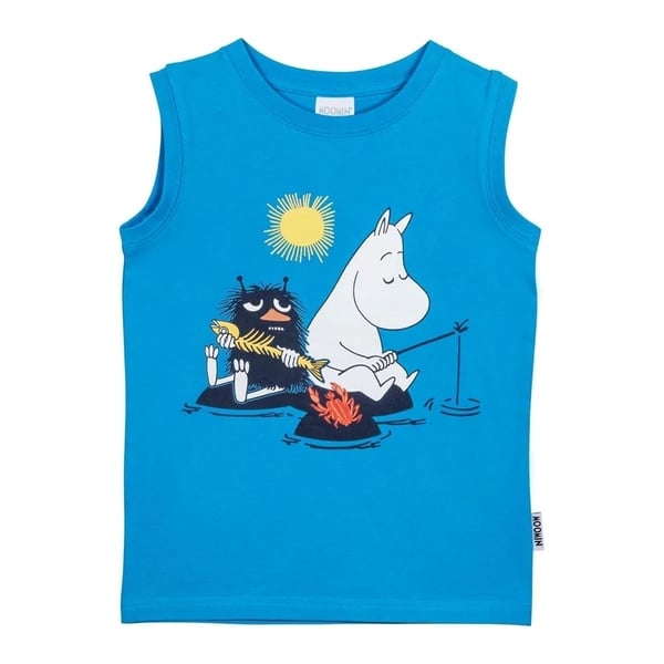 Mumi På stranden-tanktop blå