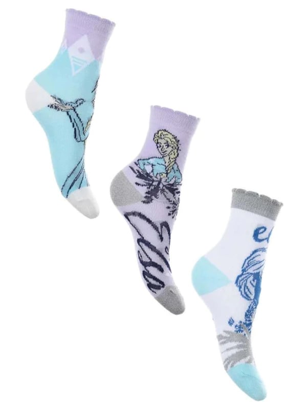 3-pack Disney Frost/Frozen Strumpor