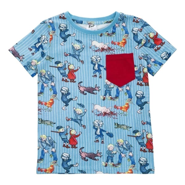 Emil i Lönneberga Nya hyss-t-shirt blå