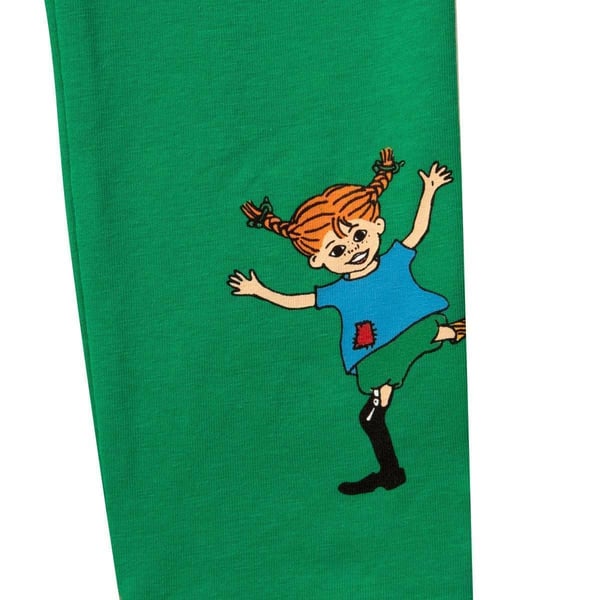 Pippi Langstrømpe leggings grøn