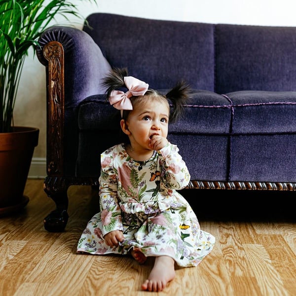 MA-IA FAMILY Liljamekko vauvan luonnonvalkoinen