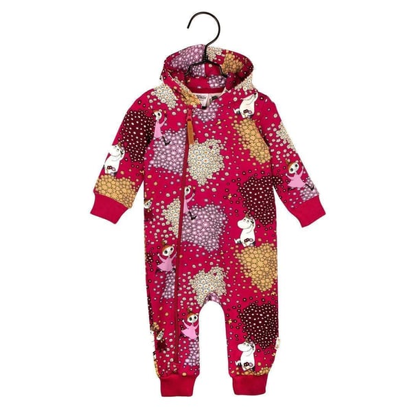 Moomin Kutter Overall Baby Anilin rød