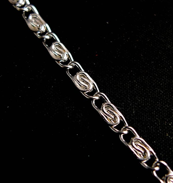 Ankellänk 22cm+5cm Förlängning Silverpläterad