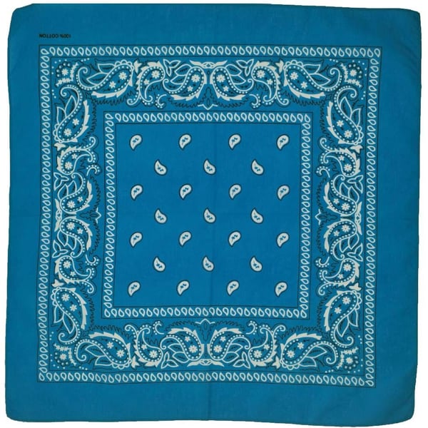 Bandana Paisleymönster Turkos