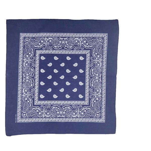 Bandana Paisleymönster Marinblå