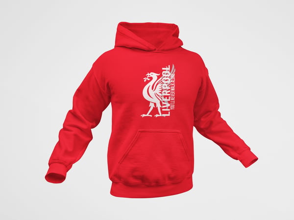 Liverpool huvtröja logo Hoodie Sweatshirt Never walk alone