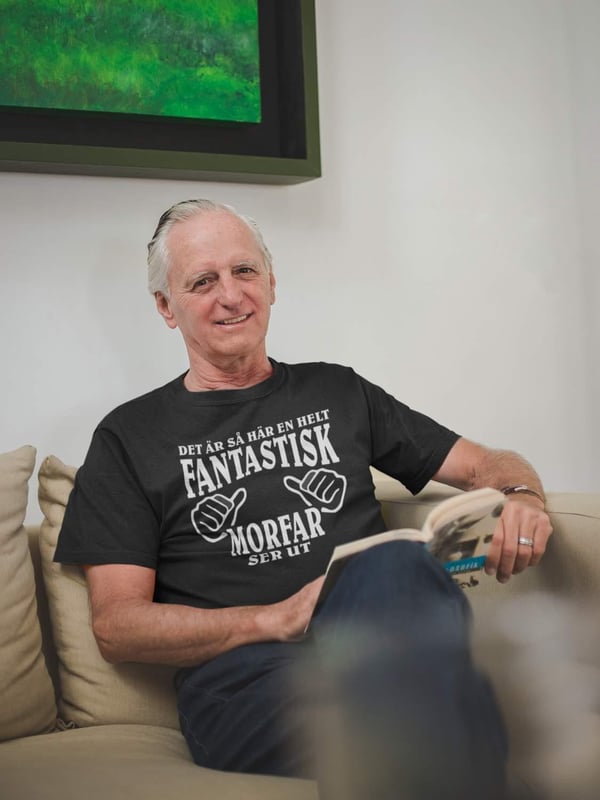 Morfar T-shirt - så här en helt fantastisk Morfar ser ut