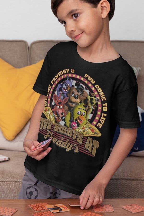 FNAF t-shirt med  Freddy Fazbear